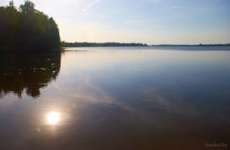 Пески в южной части занимают глубины до 