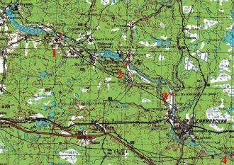 Средние высоты рельефа бассейна озера – 