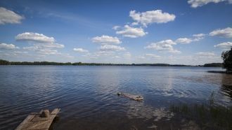 Лёд на озере держится с сентября до июля