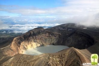 В кратере вулкана находится действительн