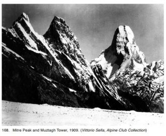 Гора Музтаг-Тауэр в 1909 году.