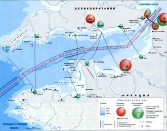 Кратчайшее расстояние между Англией и Фр