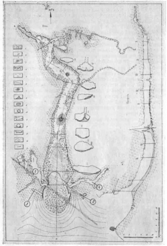 План и профиль пещеры