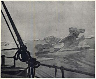 Пролив Санникова в 1933 году.