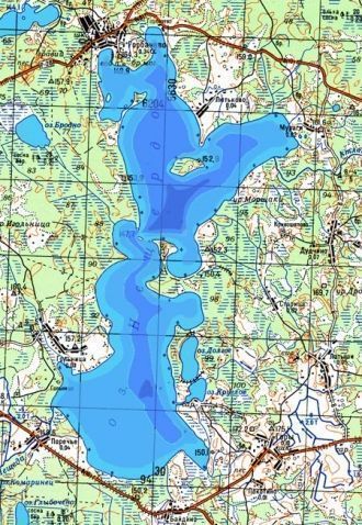 Озеро Нещердо - самое большое озеро в ра