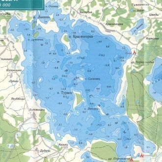 Озеро Снуды карта.