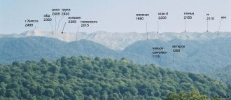 Группа входов в пещеры в районе Хипсты.