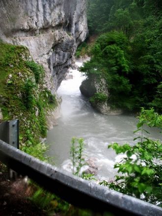 Река Мзымта в ущелье Ахцу, Сочи