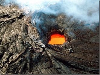 Вулкан Килауэа извергался начиная с 1890