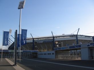 Стадион расположен на горе Бетценберг – 