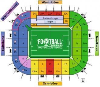 Схема стадиона.