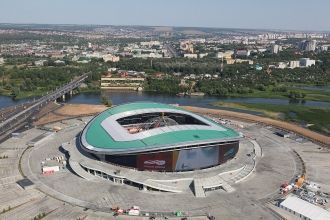 Казань Арена вид с высоты.