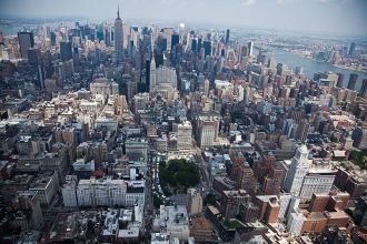 Юнион-сквер с высоты птичьего полета на 