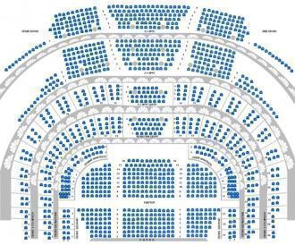 Схема зала Национальной оперы Украины.