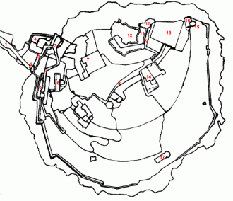 План Арагонского замка