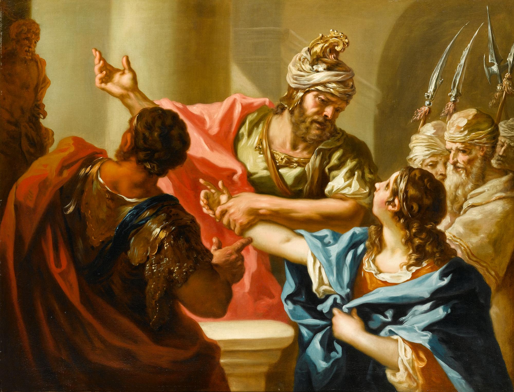 Аннибалова клятва. Джованни Антонио Пеллегрини. Ганнибал (247—183 до н. э.). Джованни Антонио Пеллегрини картины.
